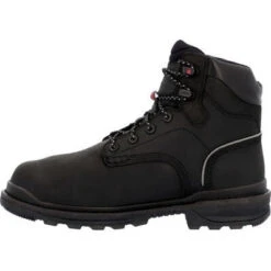 Rocky Men's Rams Horn 9" WP Comp Toe Met Guard Work Boot -Black- RKK0393 -Rocky Store RKK0393 5 LARGE 0c2030b9 2371 4a24 b024 2a7bd5a0112b