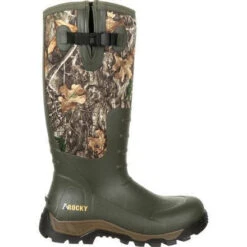 Rocky Men's Sport Pro Rubber 16" WP Side Zip Hunt Boot- Camo - RKS0383 -Rocky Store RKS0383 3