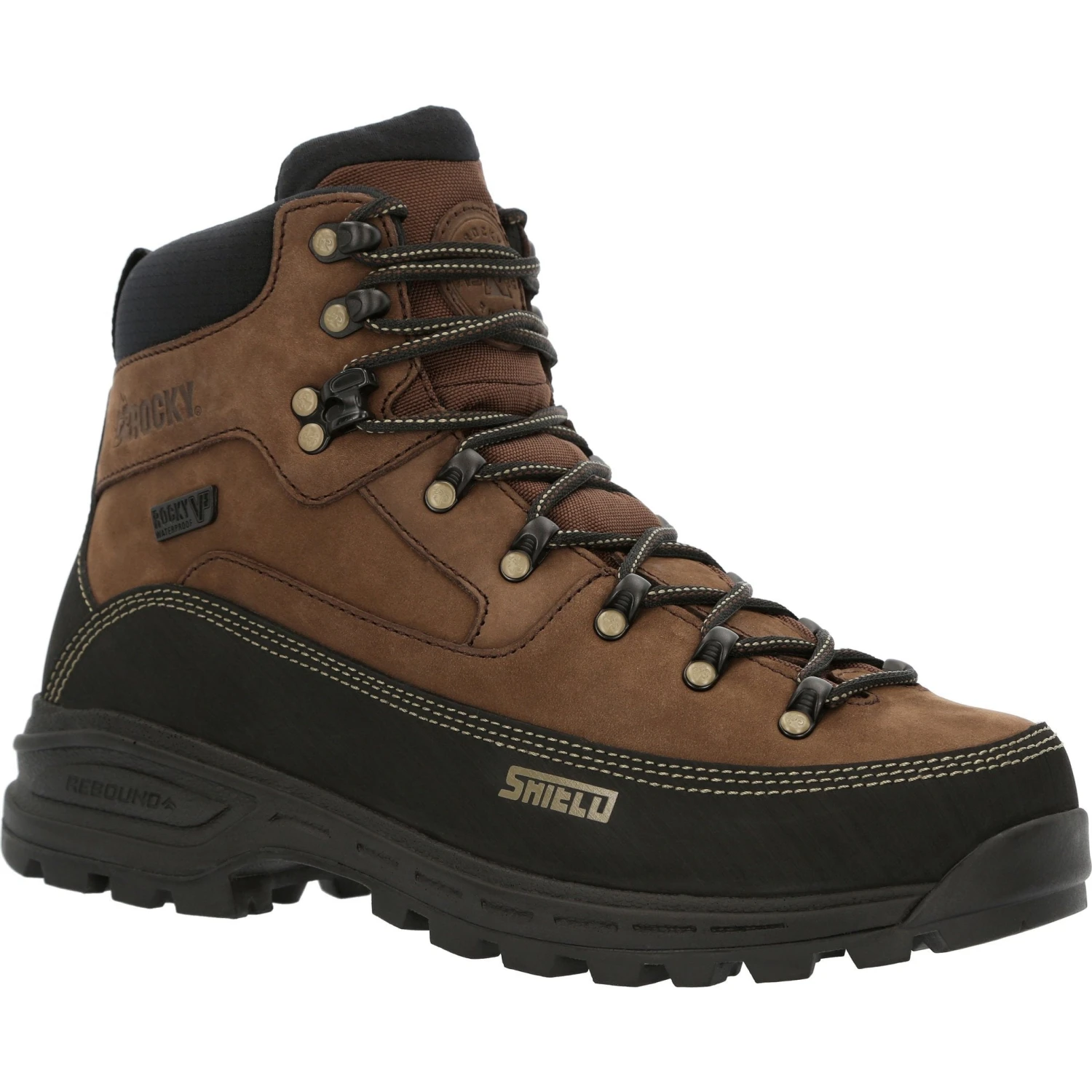 Rocky Men's MTN Stalker Pro 6" WP Hiker Mountain Boot- Brown - RKS0527 3 Rocky Men's MTN Stalker Pro 6" WP Hiker Mountain Boot- Brown - RKS0527