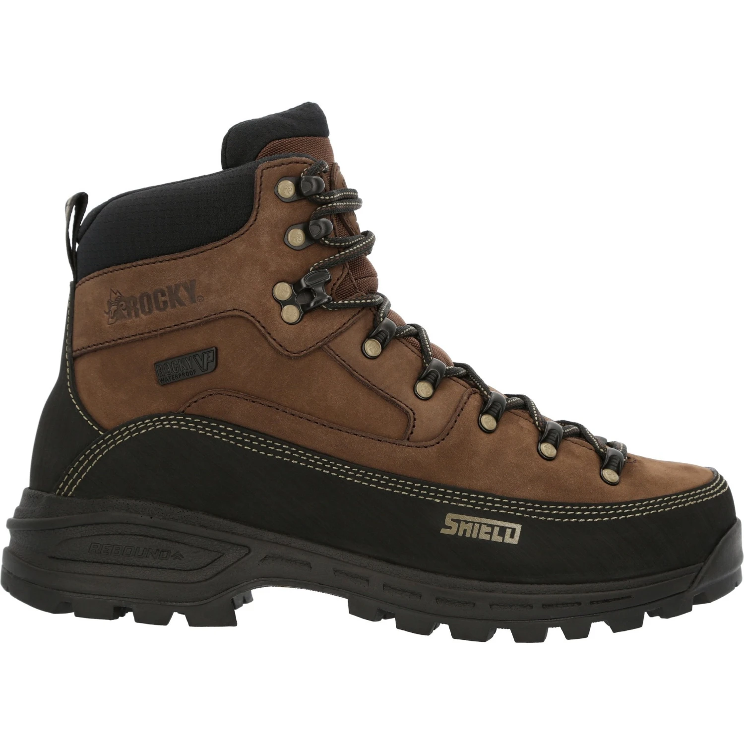 Rocky Men's MTN Stalker Pro 6" WP Hiker Mountain Boot- Brown - RKS0527 4 Rocky Men's MTN Stalker Pro 6" WP Hiker Mountain Boot- Brown - RKS0527 - Image 2
