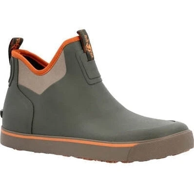 Rocky Dry Strike WP Green & Orange Deck Boot - Olive Stone - RKS0568 3 Rocky Dry Strike WP Green & Orange Deck Boot - Olive Stone - RKS0568