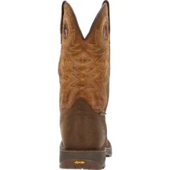 Rocky Men's Legacy 32 11" Square Toe WP Western Boot - Brown - RKW0355 -Rocky Store RKW0355 back