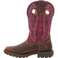 Rocky Women's Legacy 32 11" Square Toe Western Boot - Brown - RKW0357 -Rocky Store RKW0357 instep profile