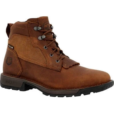 Rocky Men's Legacy 32 6" WP Slip Resist Western Lacer -Brown- RKW0382 3 Rocky Men's Legacy 32 6" WP Slip Resist Western Lacer -Brown- RKW0382