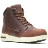 Wolverine Men's Kickstart Durashocks 6" WP Work Boot - Peanut - W080036 -Rocky Store WBSM W080036 012821 S22 045