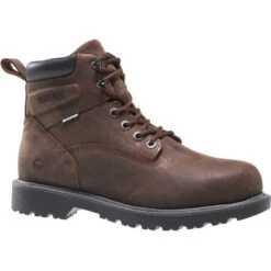 Wolverine Women's Floorhand Steel Toe WP Work Boot - Brown - W10696 15 Wolverine Women's Floorhand Steel Toe WP Work Boot - Brown - W10696 -Rocky Store WBSM W10633 101215 F16 022