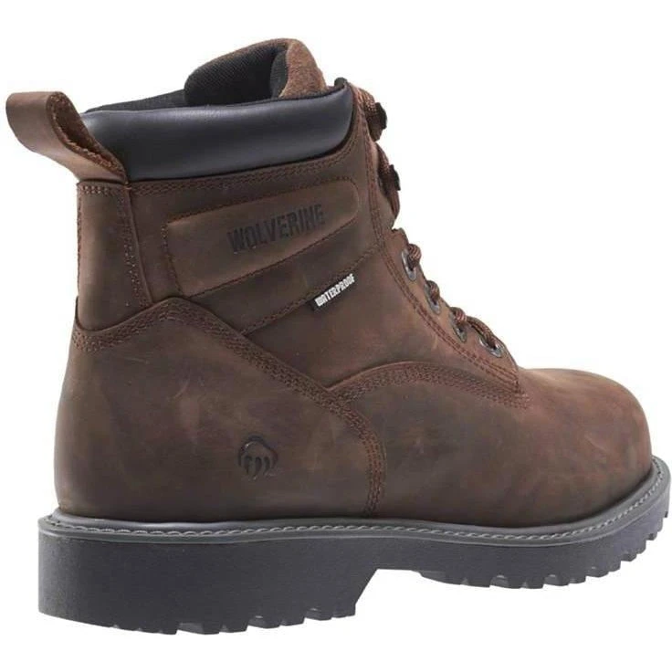 Wolverine Women's Floorhand Steel Toe WP Work Boot - Brown - W10696 11 Wolverine Women's Floorhand Steel Toe WP Work Boot - Brown - W10696 - Image 9