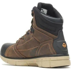 Wolverine Men's Rigger EPX 6" Safety Toe WP Wedge Work Boot Brown - W10797 -Rocky Store WBSM W10797 062520 F20 225