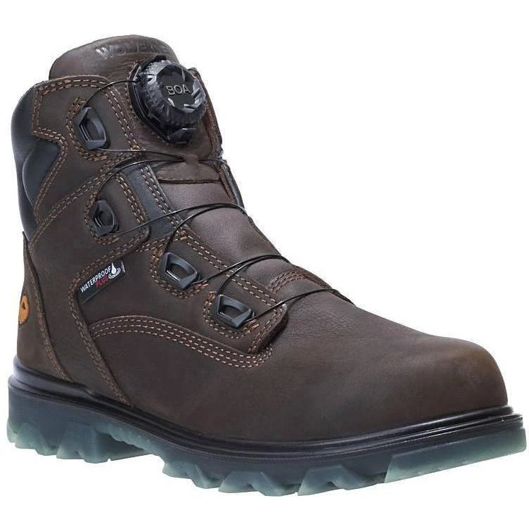 Wolverine Men's I-90 EPX BOA Carbonmax 6" WP Work Boot Coffee W191063 3 Wolverine Men's I-90 EPX BOA Carbonmax 6" WP Work Boot Coffee W191063