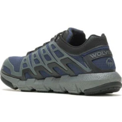 Wolverine Men's Rev Vent Durashocks Safety Toe Work Shoe -Navy- W211176 9 Wolverine Men's Rev Vent Durashocks Safety Toe Work Shoe -Navy- W211176 -Rocky Store WBSM W211176 031821 S22 225