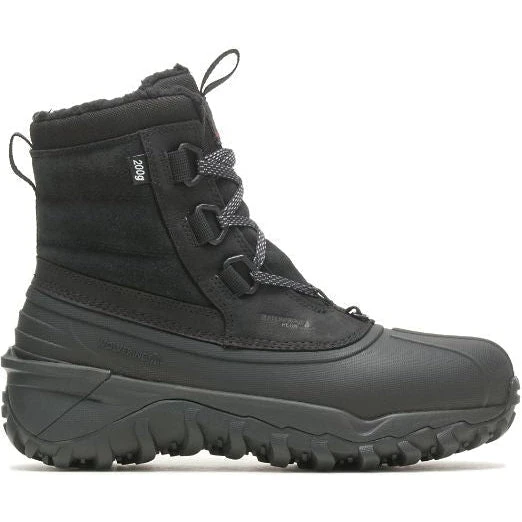 Wolverine Men's Glacier Surge 6" WP Insulated Outdoor Work Boot - Black - W880311 4 Wolverine Men's Glacier Surge 6" WP Insulated Outdoor Work Boot - Black - W880311 - Image 2