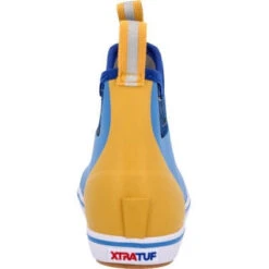 Xtratuf Women's Salmon Sisters 6" WP Ankle Deck Boot - Blue - XWAB2SS -Rocky Store XWAB2SS 4 LARGE 5159237a be5b 4661 b745 78c087c79e14