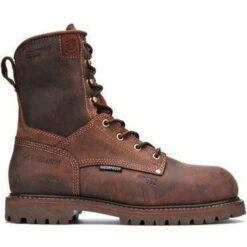 Carolina Men's 28 Series 8" WP Ins Grizzly Work Boot - Brown - CA9028 -Rocky Store carolina mens 28 series 8 wp ins grizzly work boot brown ca9028 4