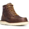 Danner Men's Bull Run USA Made 6" Moc Toe Wedge Work Boot - Brown - 15563 -Rocky Store danner mens bull run usa made 6 moc toe work boot brown 15563
