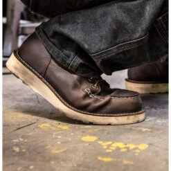 Danner Men's Bull Run USA Made 6" Moc Toe Wedge Work Boot - Brown - 15563 -Rocky Store danner mens bull run usa made 6 moc toe work boot brown 15563 9