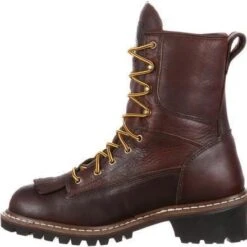 Georgia Men's 8" Waterproof Logger Work Boot - Brown - G7113 -Rocky Store georgia mens 8 waterproof logger work boot brown g7113 5