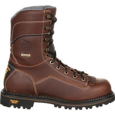 Georgia Men's AMP LT 9" Logger Comp Toe WP Work Boot - Brown - GB00238 4 Georgia Men's AMP LT 9" Logger Comp Toe WP Work Boot - Brown - GB00238 - Image 2