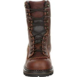 Georgia Men's AMP LT 9" Logger Low Heel WP Work Boot - Brown - GB00237 14 Georgia Men's AMP LT 9" Logger Low Heel WP Work Boot - Brown - GB00237 -Rocky Store georgia mens amp lt 9 logger low heel wp work boot brown gb00237 5