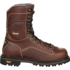 Georgia Men's AMP LT 9" Logger Low Heel WP Work Boot - Brown - GB00237 10 Georgia Men's AMP LT 9" Logger Low Heel WP Work Boot - Brown - GB00237 -Rocky Store georgia mens amp lt 9 logger low heel wp work boot brown gb00237 6