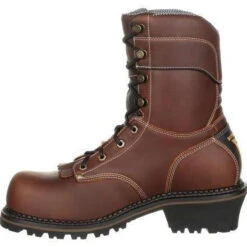 Georgia Men's AMP LT Logger Comp Toe WP Work Boot - Brown - GB00236 -Rocky Store georgia mens amp lt logger comp toe wp work boot brown gb00236 3