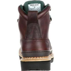 Georgia Men's Giant 6" Steel Toe Work Boot - Brown - G6374 -Rocky Store georgia mens giant 6 steel toe work boot brown g6374 4