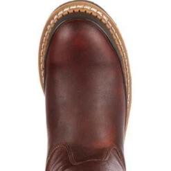 Georgia Men's Giant Steel Toe Pul-On Work Boots - Brown - G4374 11 Georgia Men's Giant Steel Toe Pul-On Work Boots - Brown - G4374 -Rocky Store georgia mens giant steel toe pul on work boots brown g4374 2