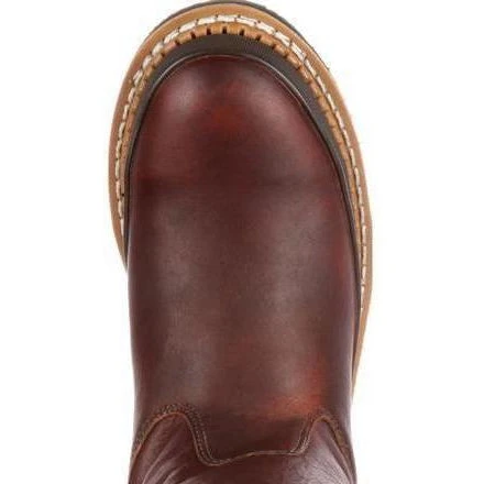 Georgia Men's Giant Steel Toe Pul-On Work Boots - Brown - G4374 5 Georgia Men's Giant Steel Toe Pul-On Work Boots - Brown - G4374 - Image 3
