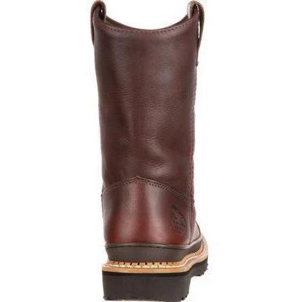 Georgia Men's Giant Steel Toe Pul-On Work Boots - Brown - G4374 7 Georgia Men's Giant Steel Toe Pul-On Work Boots - Brown - G4374 - Image 5