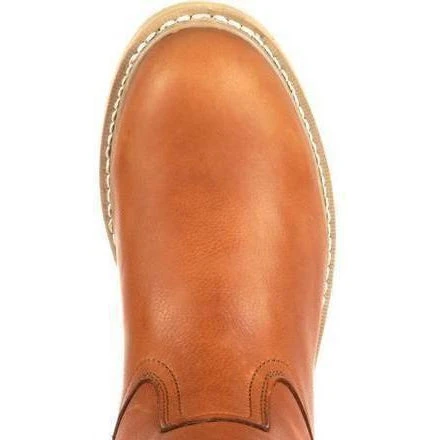 Georgia Men's Wedge Wellington Work Boot - Brown - G5153 6 Georgia Men's Wedge Wellington Work Boot - Brown - G5153 - Image 4