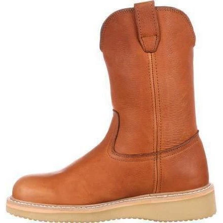 Georgia Men's Wedge Wellington Work Boot - Brown - G5153 8 Georgia Men's Wedge Wellington Work Boot - Brown - G5153 - Image 6