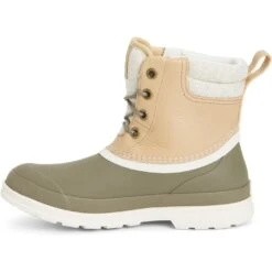Muck Women's Originals Duck Lace Waterproof Duty Boot- Walnut- ODLW-901 -Rocky Store odlw 901 taupe walnut 2 2400x 598e1046 b479 4955 9af9 6c7207499a17