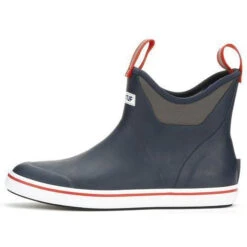 Xtratuf Men's 6" Ankle Deck Waterproof Boot - Navy / Red - 22733 -Rocky Store product 22733 NVY 2 2400x cd3ef860 d3c4 4644 8ca0 9734bd563fd9