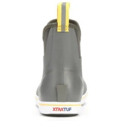 Xtratuf Men's 6" Ankle Deck Waterproof Boot - Gray / Yellow - 22735 -Rocky Store product 22735 GRY 3 2400x c8190295 47cb 440f b024 b921c1a11af3