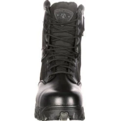 Rocky Men's Alphaforce 8" Zipper Comp Toe WP Duty Boot Black FQ0006173 -Rocky Store rocky mens alphaforce 8 zipper comp toe wp duty boot black fq0006173 5