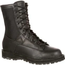 Rocky Men's Lace To Toe 8" Waterproof Duty Boot - Black - FQ0002080