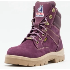 Steel Blue Women's Southern Cross Side Zip Steel Toe Work Boot - Purple - 892861 16 Steel Blue Women's Southern Cross Side Zip Steel Toe Work Boot - Purple - 892861 -Rocky Store sc 2