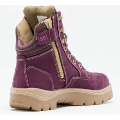 Steel Blue Women's Southern Cross Side Zip Steel Toe Work Boot - Purple - 892861 13 Steel Blue Women's Southern Cross Side Zip Steel Toe Work Boot - Purple - 892861 -Rocky Store sc 5