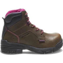 Wolverine Women's Merlin 6" Comp Toe WP EH Work Boot - Brown - W10383 -Rocky Store wolverine womens merlin 6 comp toe wp eh work boot brown w10383 6